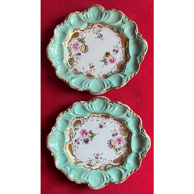 Antique Early 19th Century English George III Mason's Patent Ironstone China Small Rococo Platters or Plates Circa 1815 - A Pair For Sale - Image 11 of 11