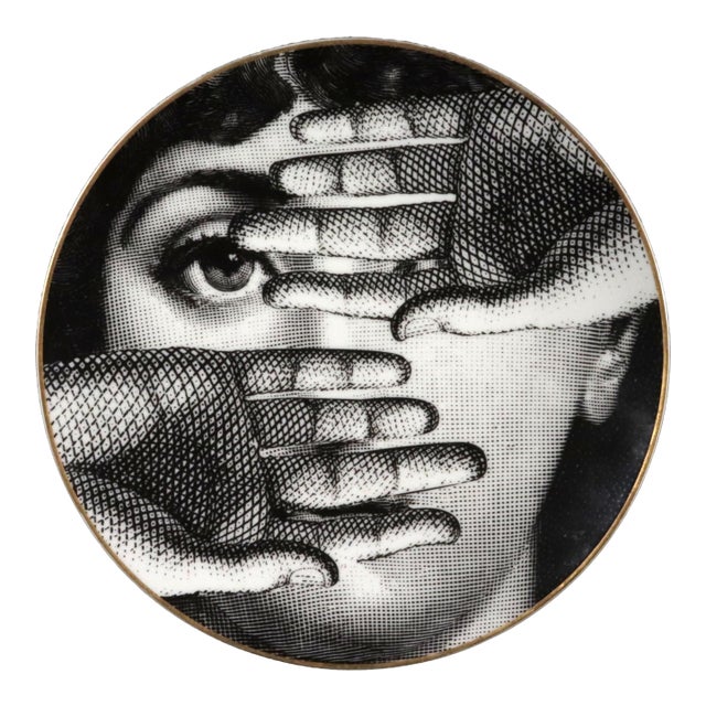 Fornasetti Rosenthal Porcelain Plate- Temi E Variazioni- Themes and Variation, Motiv 15 For Sale