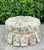 Vintage Hickory Chair Tufted Round Ottoman in Botanical Print For Sale - Image 9 of 15