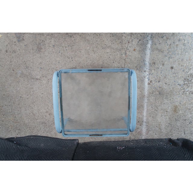 Mid 20th Century Brown Jordan Mid Century Modern Tubular Tamiami Patio Armchairs Table Set For Sale - Image 13 of 14