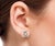 Contemporary Chanel Gold CC Dubai Moonlight Crystal Piercing Earrings, A Pair For Sale - Image 3 of 3