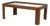 Vintage Wood and Smoked Glass Coffee Table, 1970s For Sale