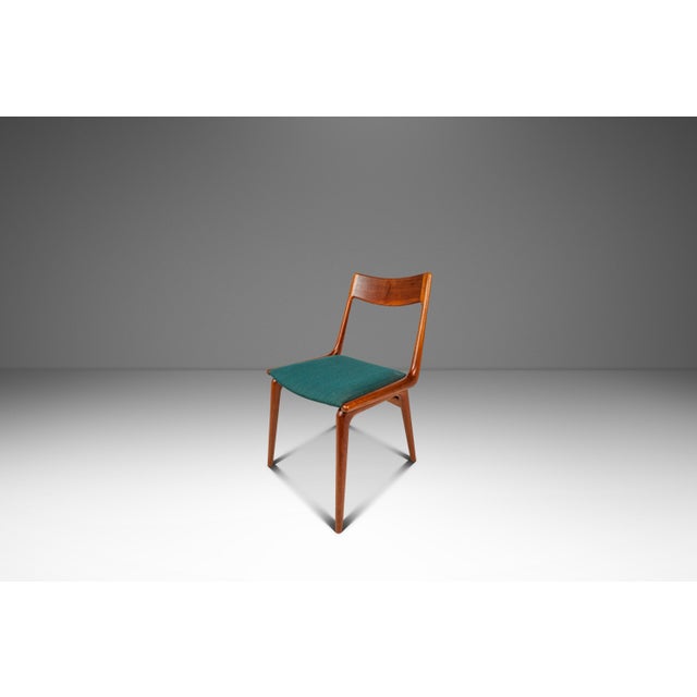 1960s Danish Mid-Century Modern Model 370 Boomerang Dining Chair / Desk Chair Attributed to Alfred Christensen for Slagelse Møbelværk, Denmark, C. 1960's For Sale - Image 5 of 18