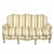 French Louis XVI Jansen Style Striped Sofa For Sale - Image 4 of 4