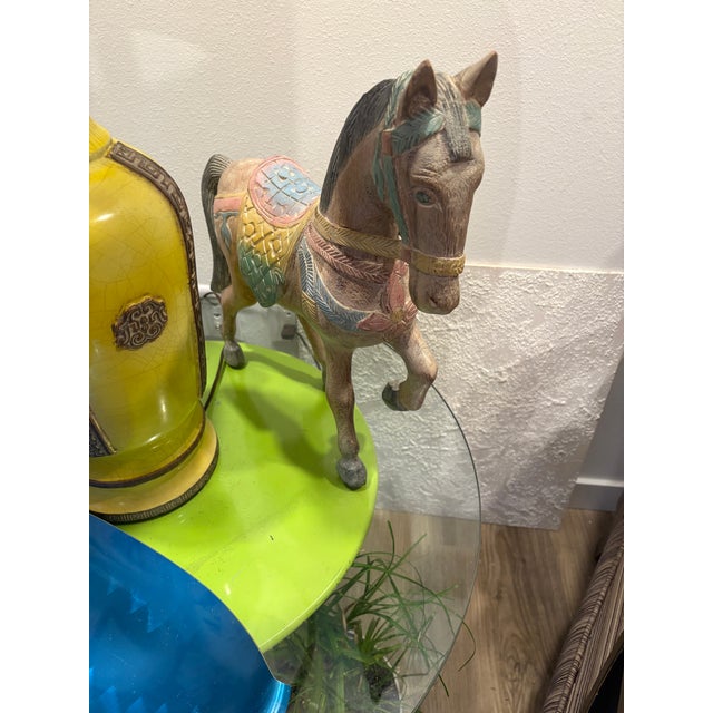 1980s Carved Wood Horse For Sale - Image 11 of 12