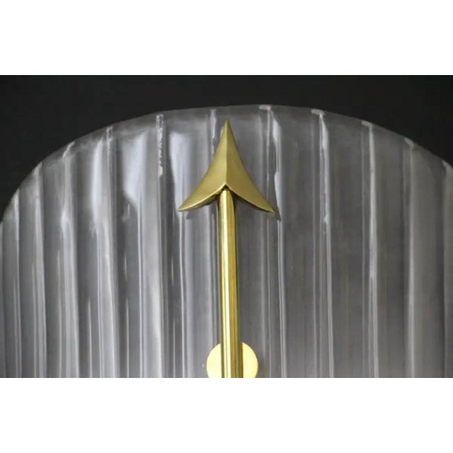 Large White Glass Sconces in the style of Petitot, 1990s, Set of 2 For Sale - Image 7 of 14