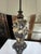 Antique Chinese Elaborately Carved Natural Hard-Stone Table Lamps—A Pair For Sale In New York - Image 6 of 18