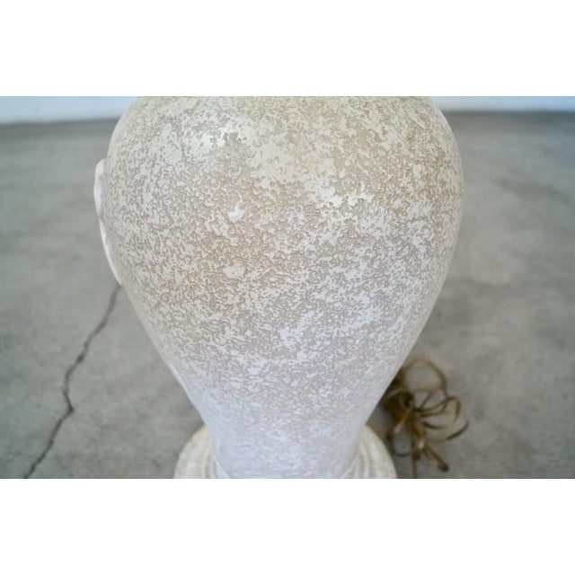 1970's Hollywood Regency Ceramic Floor Lamp W/ End Table For Sale - Image 11 of 13