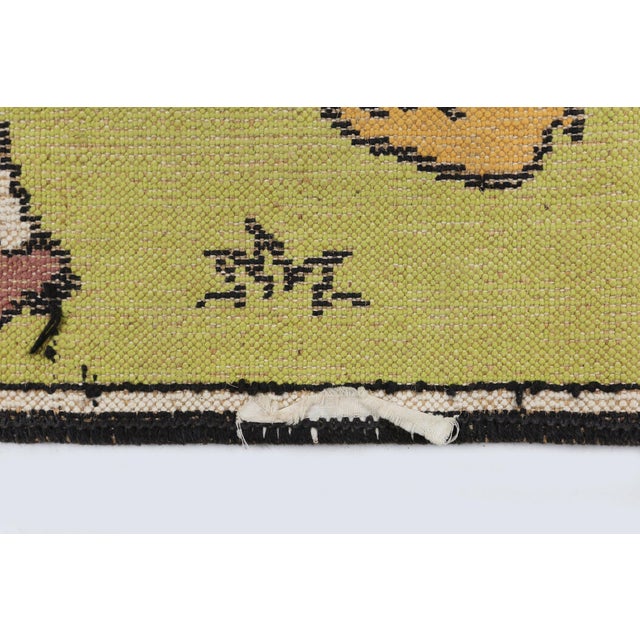 Textile Rug Tintin in Africa, Belgium, 1950s For Sale - Image 7 of 10