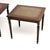 Brown Antique Mahogany Leather Top Nesting Coffee Table, 1930, Set of 3 For Sale - Image 8 of 11