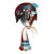 Alessandro Barbaro Murano Cubist Style Glass Sculpture, Picasso Inspired, 21" H For Sale