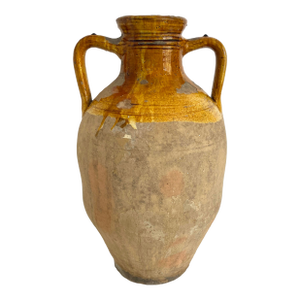 Oversized French Terracotta Amphora Pot Urn