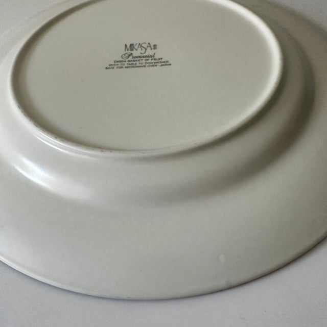 Vintage 1990's Mikasa Provincial "Basket of Fruit" 12" round chop plate. This plate is perfect for serving dinner to your...