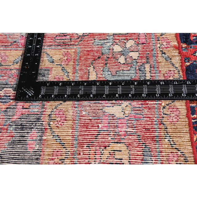 Textile Antique Persian Lilihan Rug, 05'01 X 06'03 For Sale - Image 7 of 10