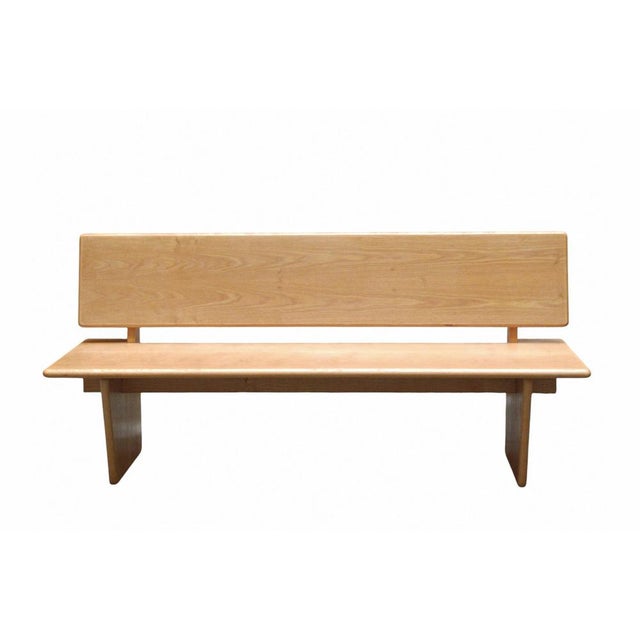 Solid oak bench. This style is characterized by a rustic yet elegant design that emphasizes the use of natural materials...
