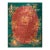 1920s Orange Open Field Floral Modern Antique Chinese Art Deco Knotted Wool Rug For Sale