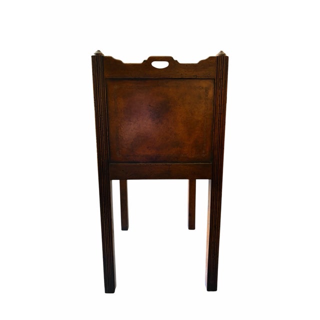 1990s 1990s John Richard European Crossroads Tambour Front Side / End Table For Sale - Image 5 of 8