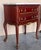 20th Century Pair of Spanish Raspberry Red Wooden Two drawers Nightstands For Sale - Image 4 of 18