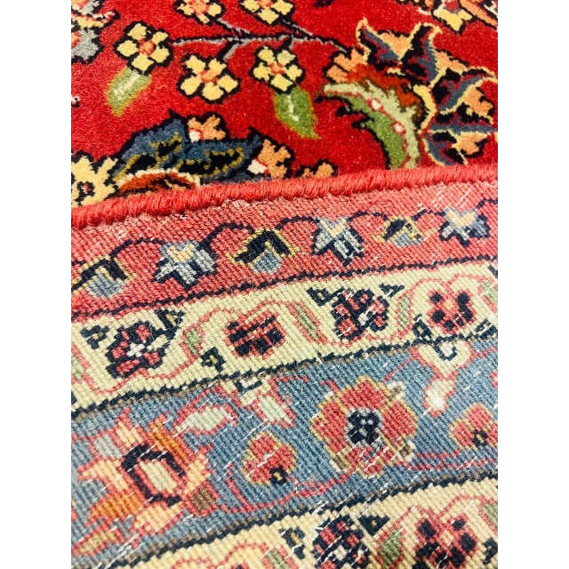 2020s Pasargad Rust Indian Round Kashan For Sale - Image 10 of 11