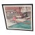 Vintage Framed MCM Enlarged Photo in the Style of Slim Aarons For Sale