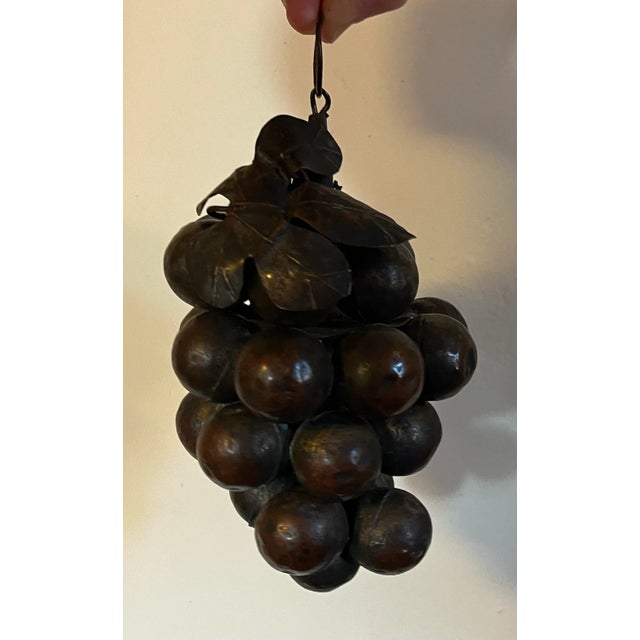 Antique 19th Century Cluster of Copper Grapes For Sale - Image 10 of 12