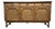 Danish Brutalist Oak Sideboard, 1960s Architectural Design For Sale
