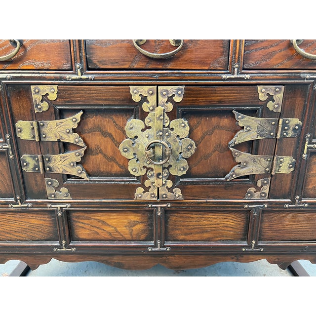 Antique Style Korean Tansu Butterfly Cabinet For Sale - Image 17 of 17