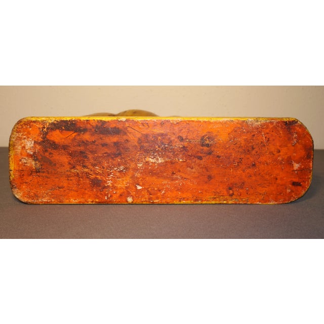 Late 19th Century Italian Polychrome Painted Carved Wooden Dromadery Camel Figure on Plinth Base For Sale - Image 9 of 9