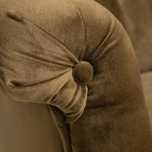 Pair of Napoleon III Velvet Upholstered Armchairs, Second Empire Style, France, Circa 1880 For Sale - Image 12 of 14