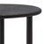 Contemporary Black Round Mango Wood Dining Table For Sale - Image 3 of 3