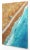 Beach From Above Ii - Coastal Waterscape Beach Scene Painting on Canvas - Original Artwork by Kathleen Keifer For Sale - Image 9 of 10