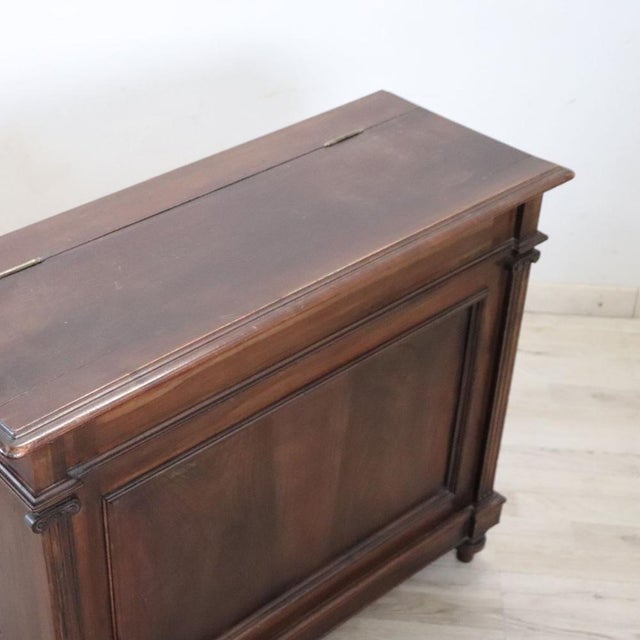 Antique Storage Buffet in Walnut, Firewood Holder, 19th Century For Sale - Image 6 of 10