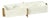 Catania Marble Tray on Metal Base, White For Sale