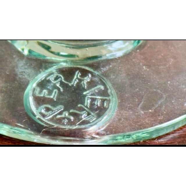 1980s Vintage Perrier Handblown Cocktail Tumblers, S/4 For Sale - Image 5 of 7