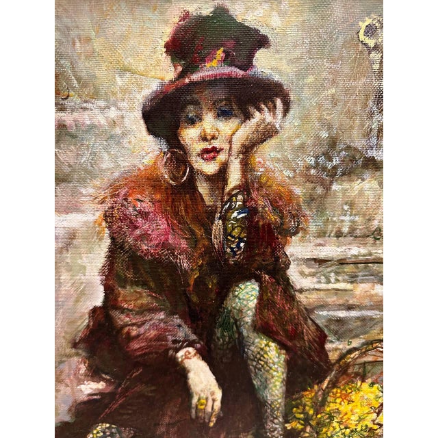 Artist Andrey Smolyak, Yellow Flowers 2005, Modern, Original Handmade For Sale - Image 6 of 6