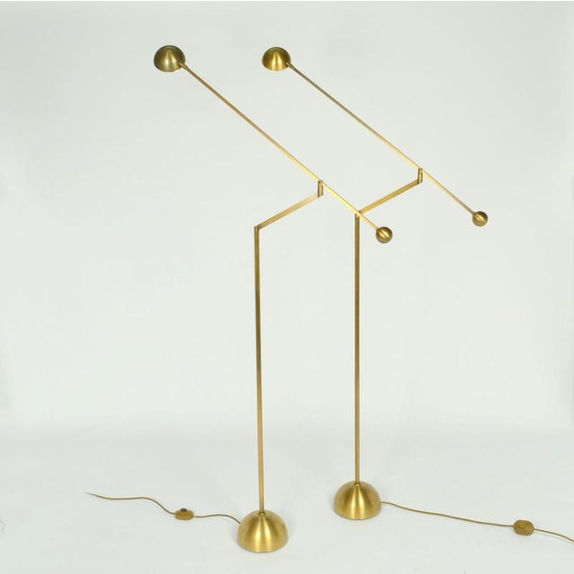Chrome Counter Balance Floor Lamp, 1970s For Sale - Image 16 of 16