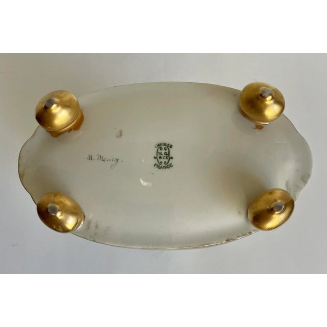 Antique Guerin Limoges Porcelain Cachepot Vase For Sale - Image 11 of 13