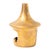 Sascha Brastoff Sascha Brastoff Gold Ceramic Chimney Ashtray For Sale - Image 4 of 8