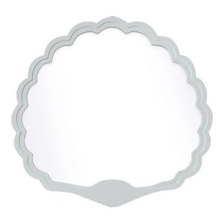 Fleur Home Carnival Proteus Mirror in Pelican Gray, 24x22 For Sale