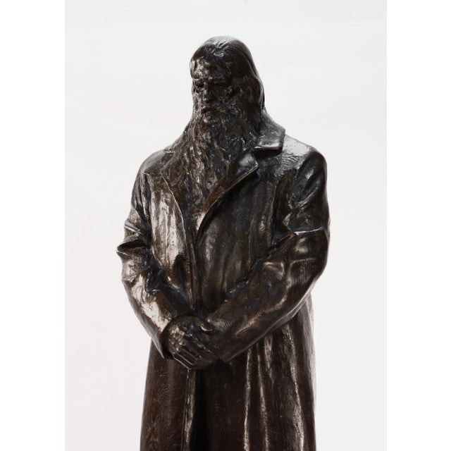 Elder, a Full Figure Male Bronze Sculpture by Julia Levitina For Sale - Image 4 of 16