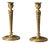 Brass Candleholders, France, 19th Century, Set of 2 For Sale