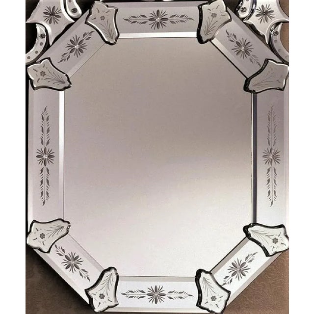 Venetian Mirror Murano Glass "Pantalone" by Fratelli Tosi For Sale - Image 3 of 6