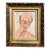 1970’s Modernist Male Portrait Painting Vintage France Frame For Sale