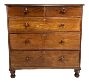 19th Century English Mahogany Chest of Drawers