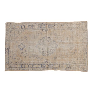 Vintage Distressed Oushak Rug - 3' X 5'2" For Sale