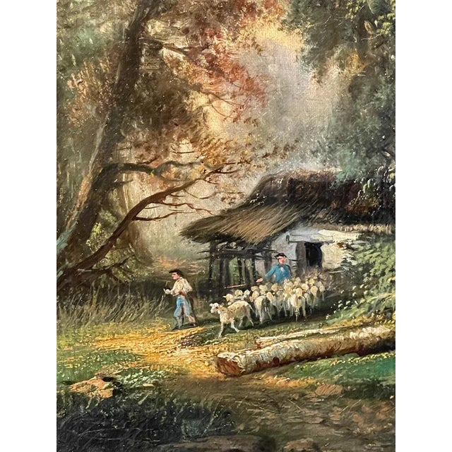 Alfred Williams, Woodland Landscape, 19th Century, Oil on Canvas, Framed For Sale - Image 5 of 8