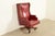Romweber Romweber Viking Oak and Leather High Back Executive Swivel Desk Chair, Circa 1960s For Sale - Image 4 of 14