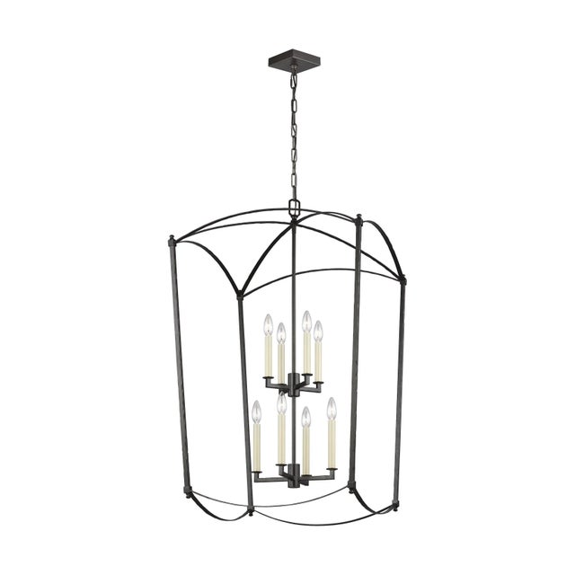 Sean Lavin by Visual Comfort Studio Thayer Extra Large Lantern, Smith Steel For Sale - Image 4 of 4