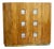 Bamboo Wardrobe Cabinet with Illustrations, Italy, 1950 For Sale