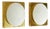 Vintage Brass Wall Lamps by Rolf Krüger for Heinz Neuhaus Leuchten, 1970s, Set of 2 For Sale